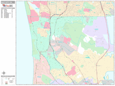 Daly City Digital Map Premium Style